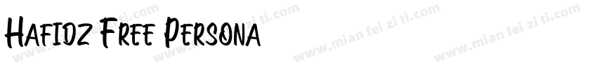 Hafidz Free Persona字体转换